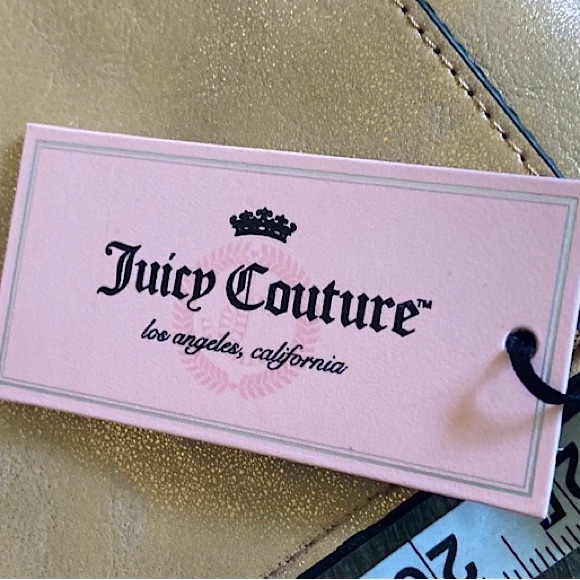 🆕🔥JUICY COUTURE SUPER STYLISH&CHIC PEARL GOLD&TASSELS DAINTY CROSSBODY NWT!! - Picture 11 of 12